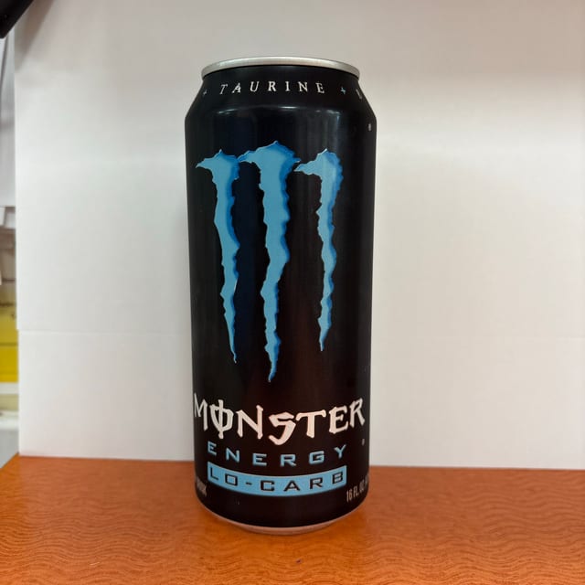 Monster: Low Calorie.