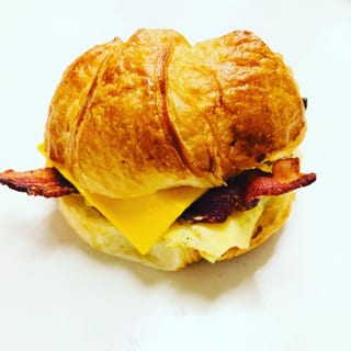 Croissant SW:  Bacon, Egg, & Cheese