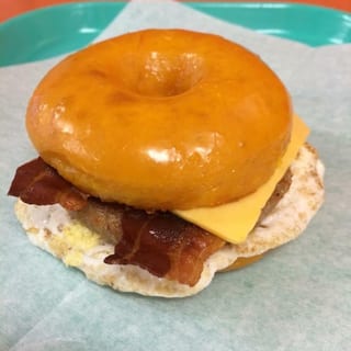 Glaze Sandwich: Bacon, Egg, Sausae, & Cheese