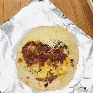 Bacon, Egg, Bean & Cheese