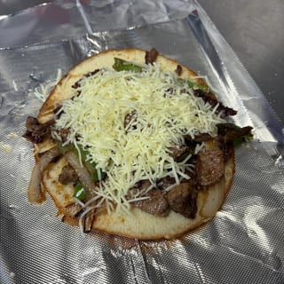 Donut Taco: Beef Fajita