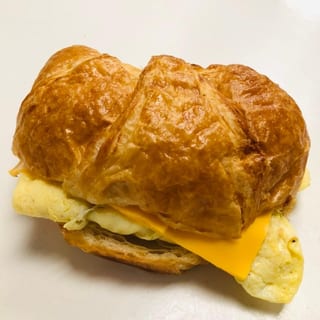 Croissant: SW:  Egg & Cheese